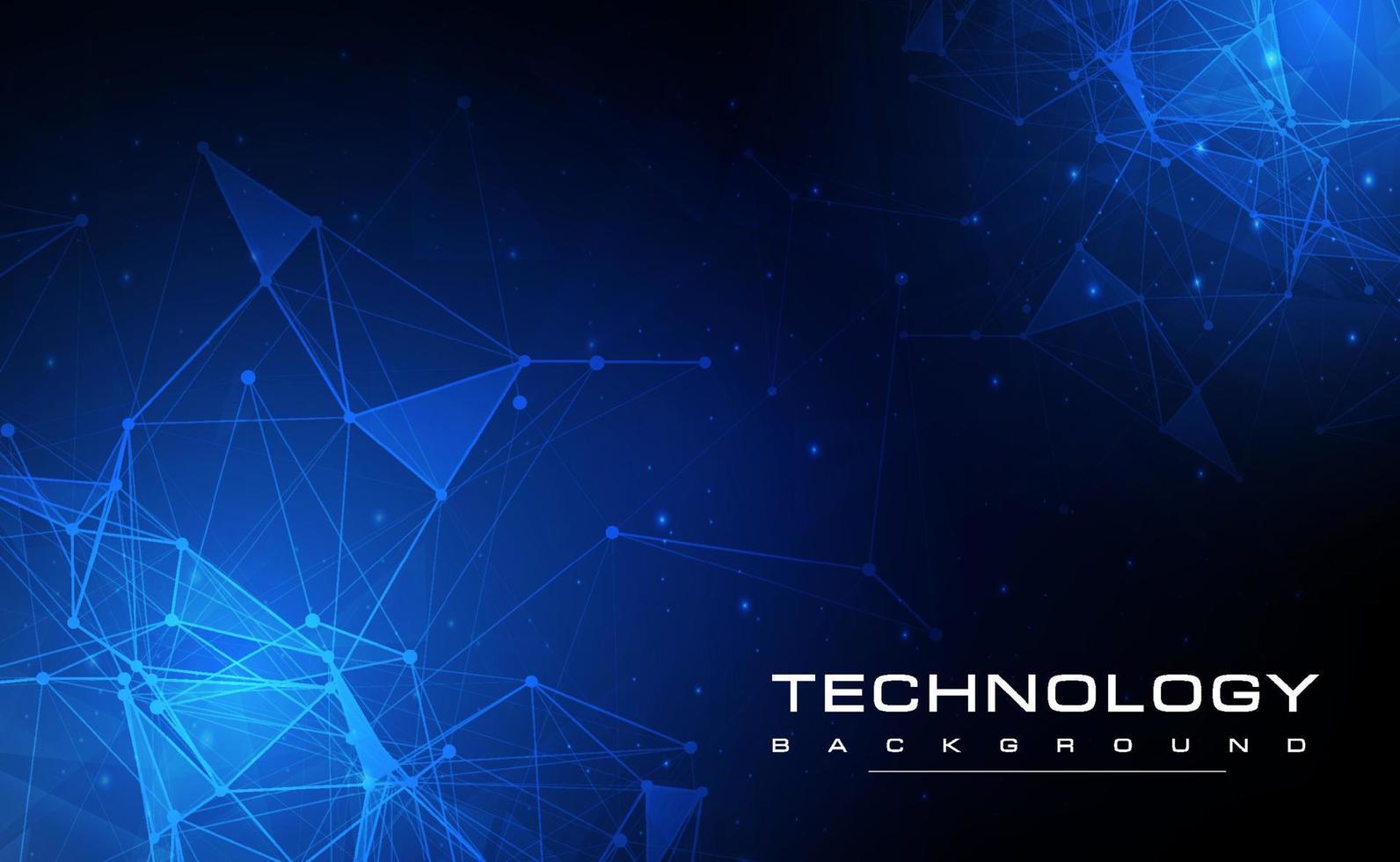 Digital media technology blue background, online cyber technology algorithm, abstract circuit tech, innovation future, wifi internet network connection, Ai big data file storage, illustration vector