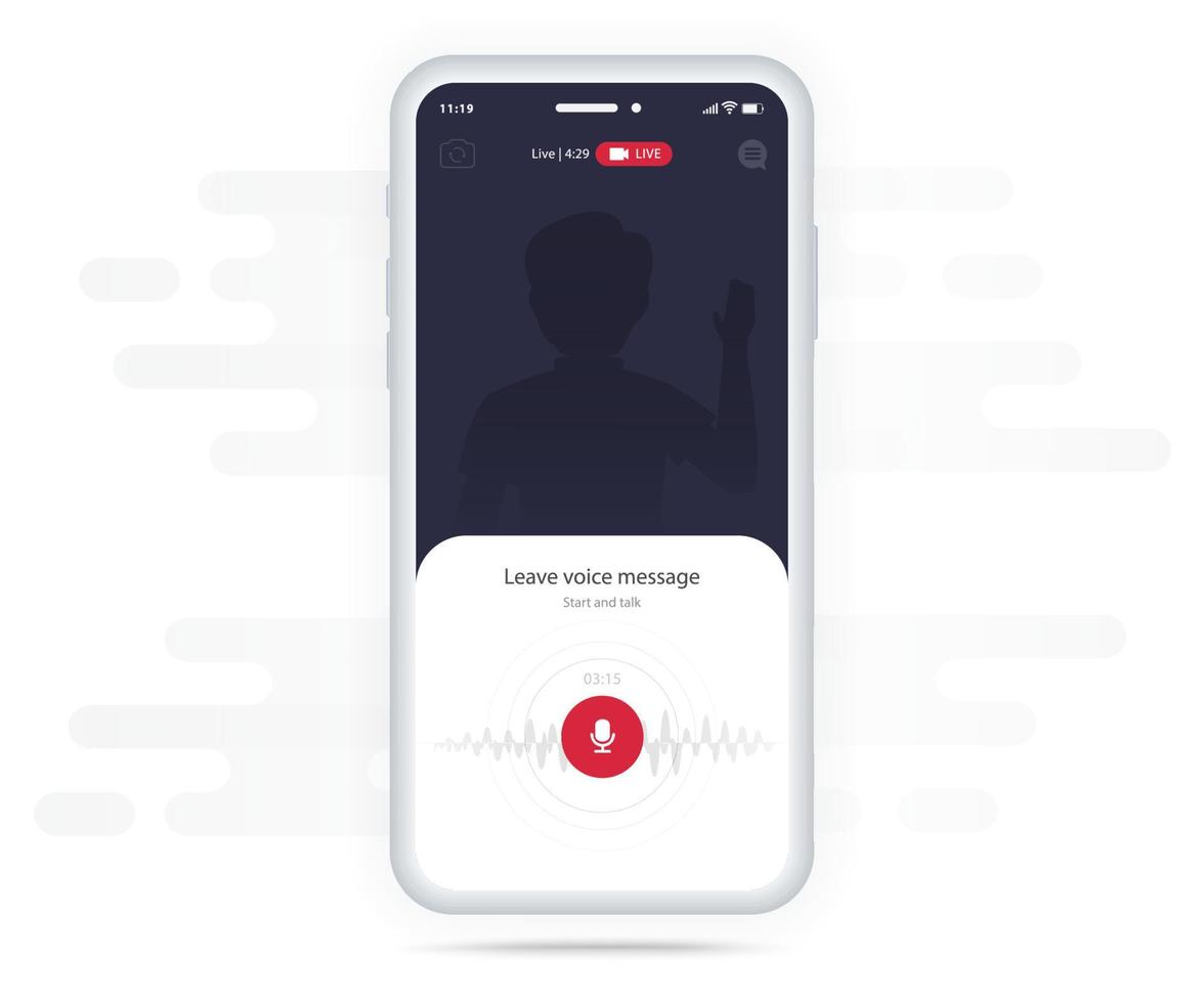 Video Call Video conference UI Application design concept mockup, Chat messenger interface screen template, Mobile phone live chat boxes, Smartphone online app, Virtual call vector illustration, UX UI