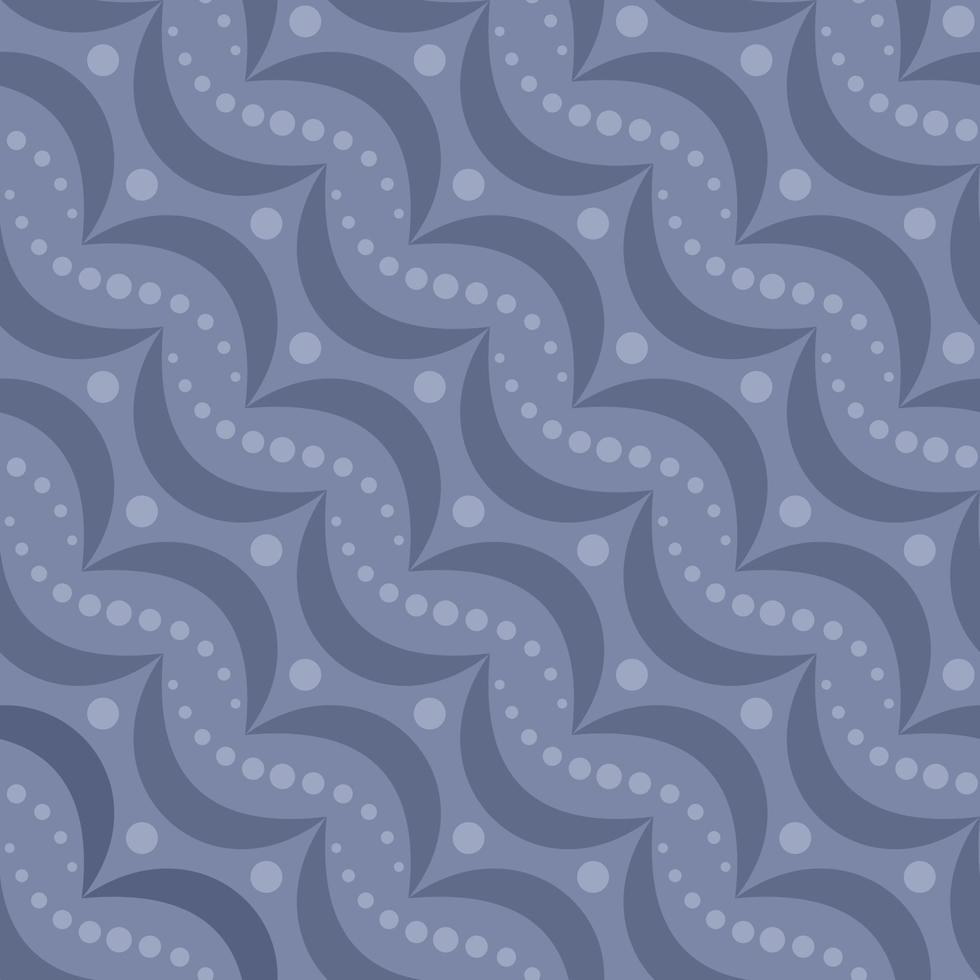 LIGHT PURPLE ABSTRACT SEAMLESS PATTERN WITH CIRCLES HALF MOONS IN VECTOR
