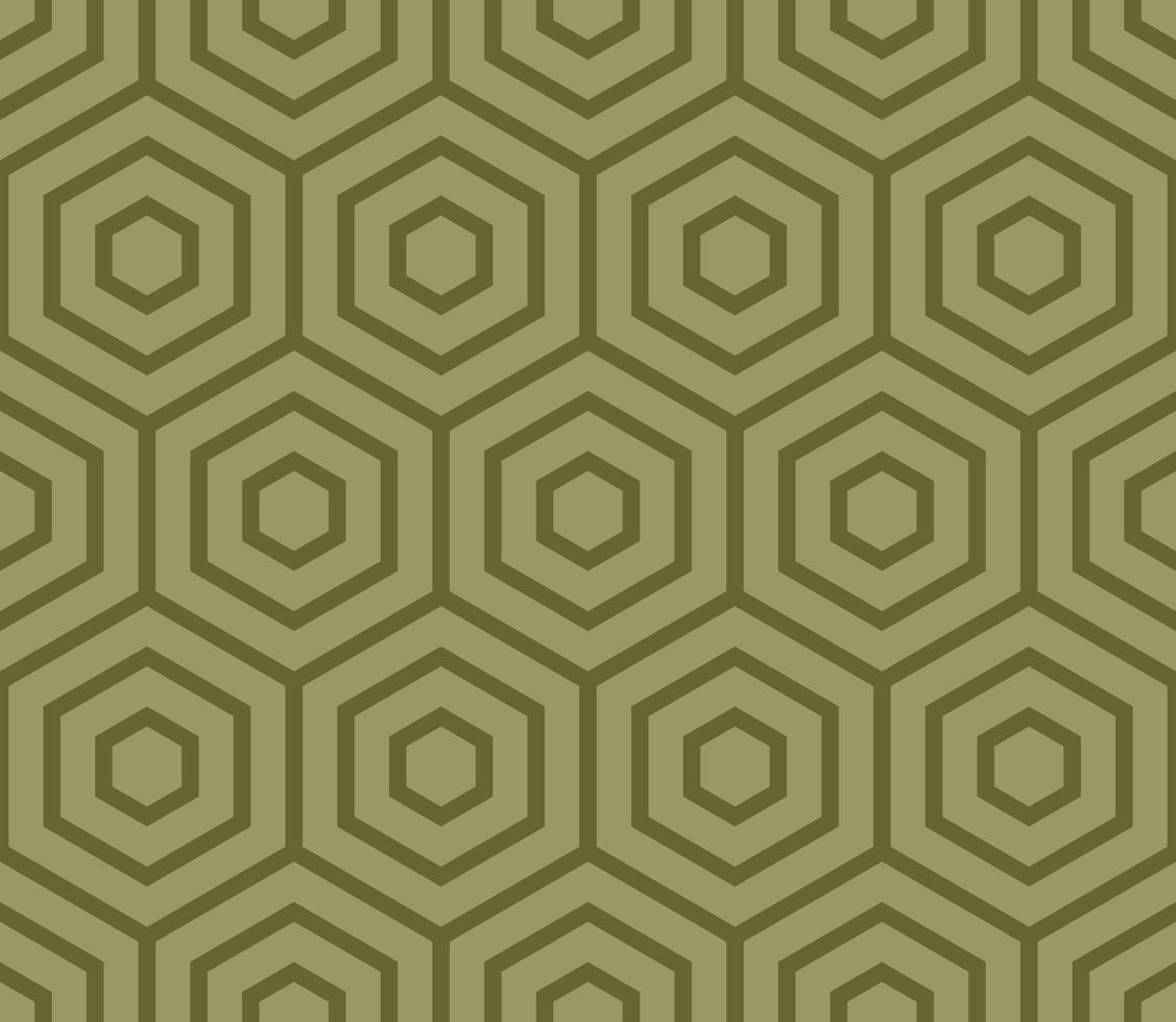 OLIVE SEAMLESS VECTOR BACKGROUND WITH HEXAGONS