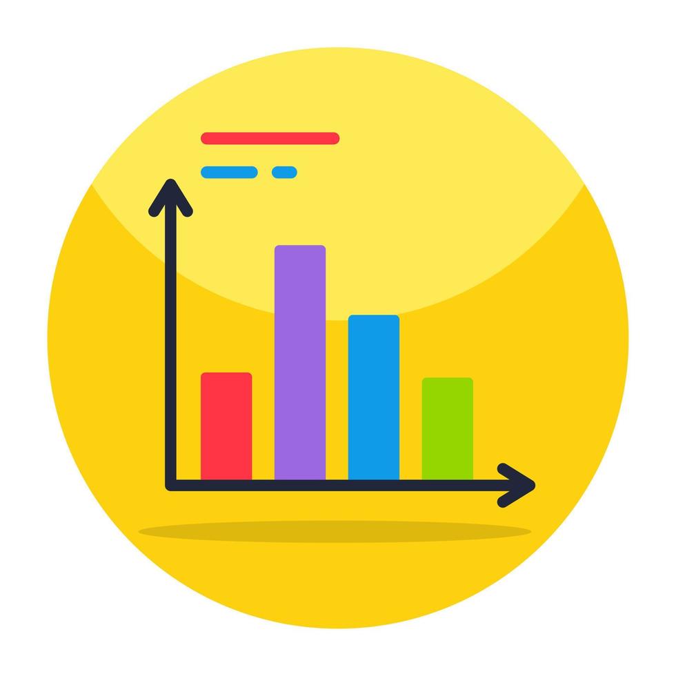 Perfect design icon of business chart vector