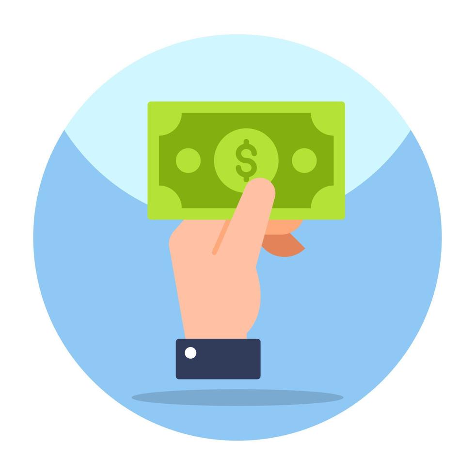 Perfect design icon of giving money vector