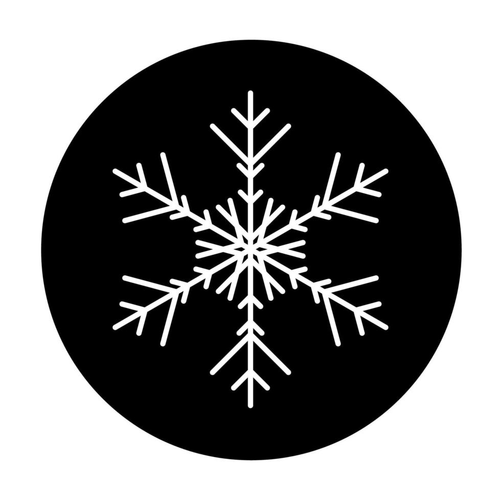 Vector  winter snowflake icon. illustration for web