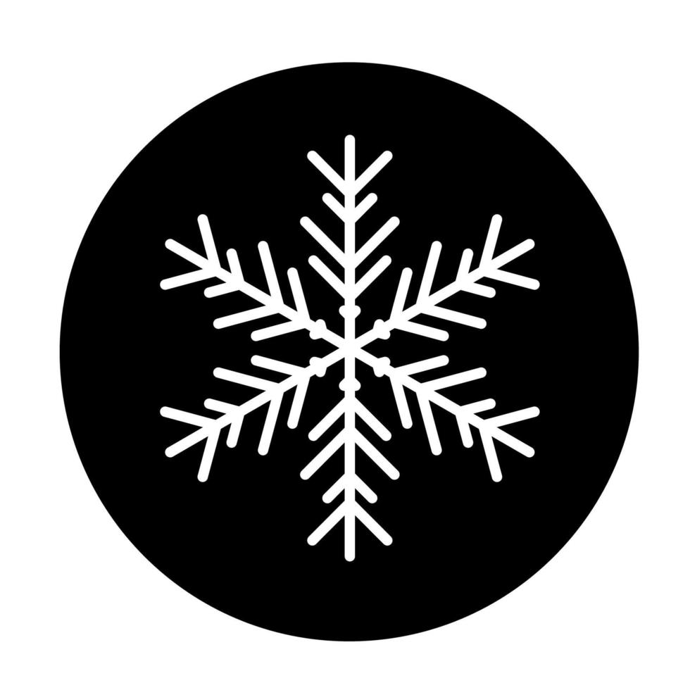 Vector  winter snowflake icon. illustration for web