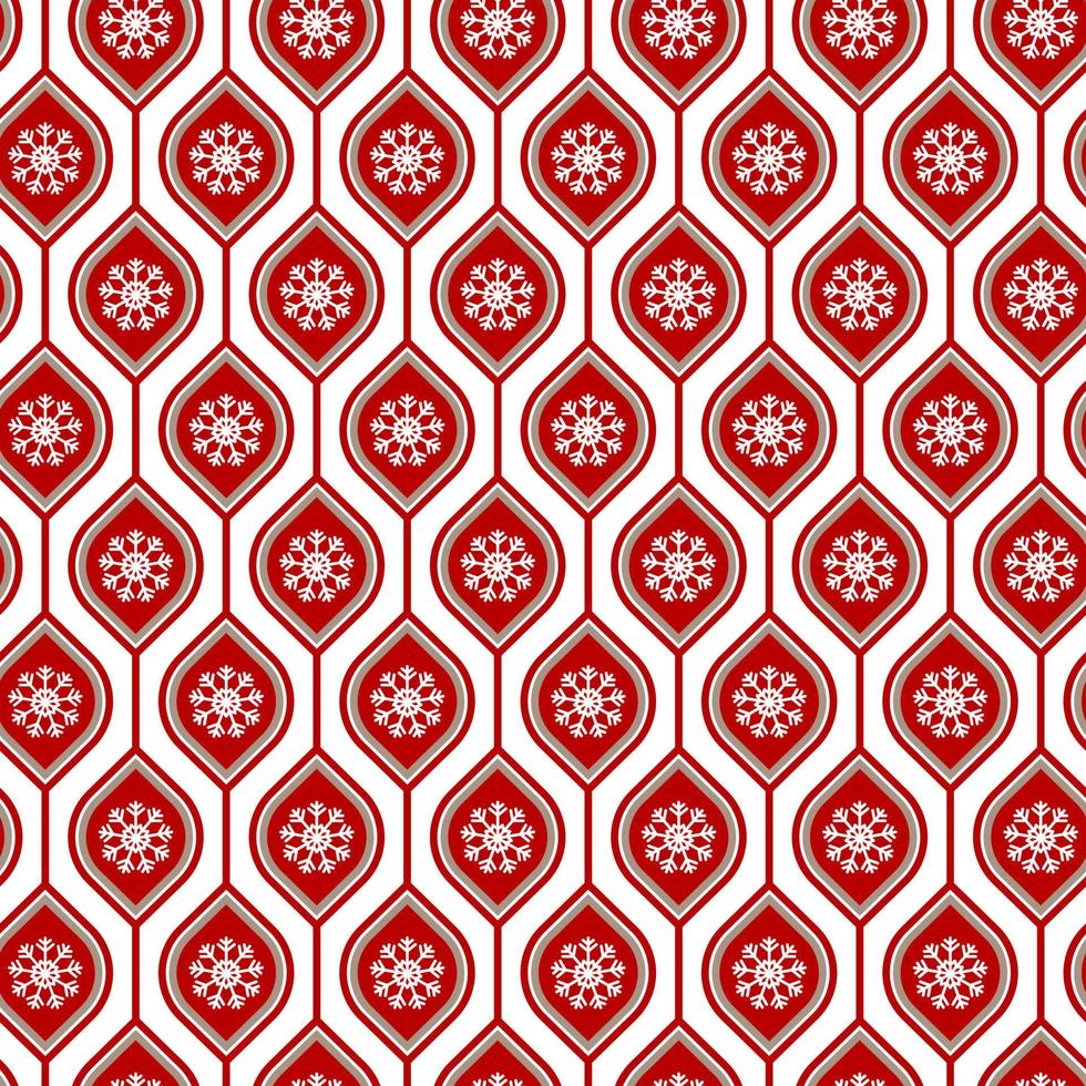 Seamless pattern of winter snowflakes. Background design for fabric, wrapping paper, wallpaper, scrapbooking. Celebration of New Year, Christmas or Winter holidays. vector