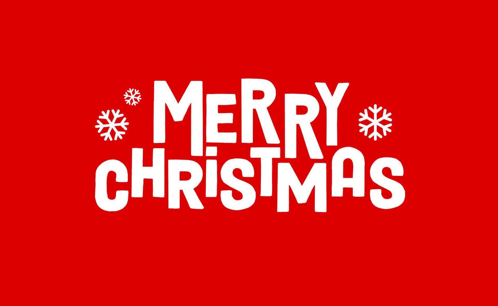 Merry christmas, lettering typography isolated. Vector holiday message element with sparks.