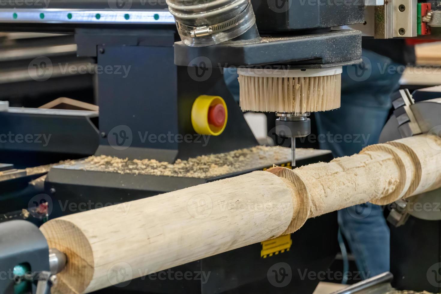 wood lathe drill, milling machine with Computer numerical control processes wood mexico photo