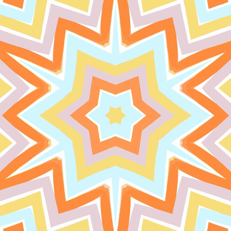 Abstract kaleidoscope background. Beautiful kaleidoscope seamless pattern. Multicolor mosaic texture. Seamless kaleidoscope texture. Unique kaleidoscope design vector