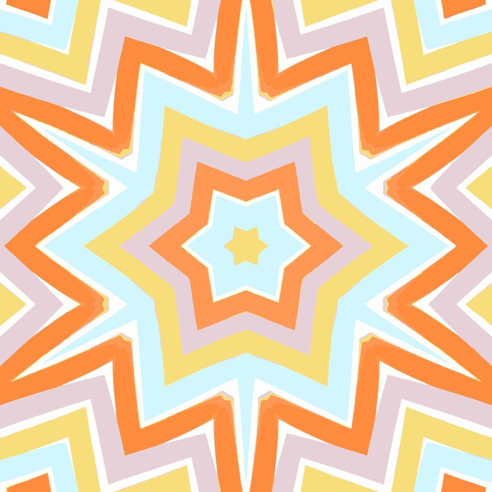 Abstract kaleidoscope background. Beautiful kaleidoscope seamless pattern. Multicolor mosaic texture. Seamless kaleidoscope texture. Unique kaleidoscope design vector