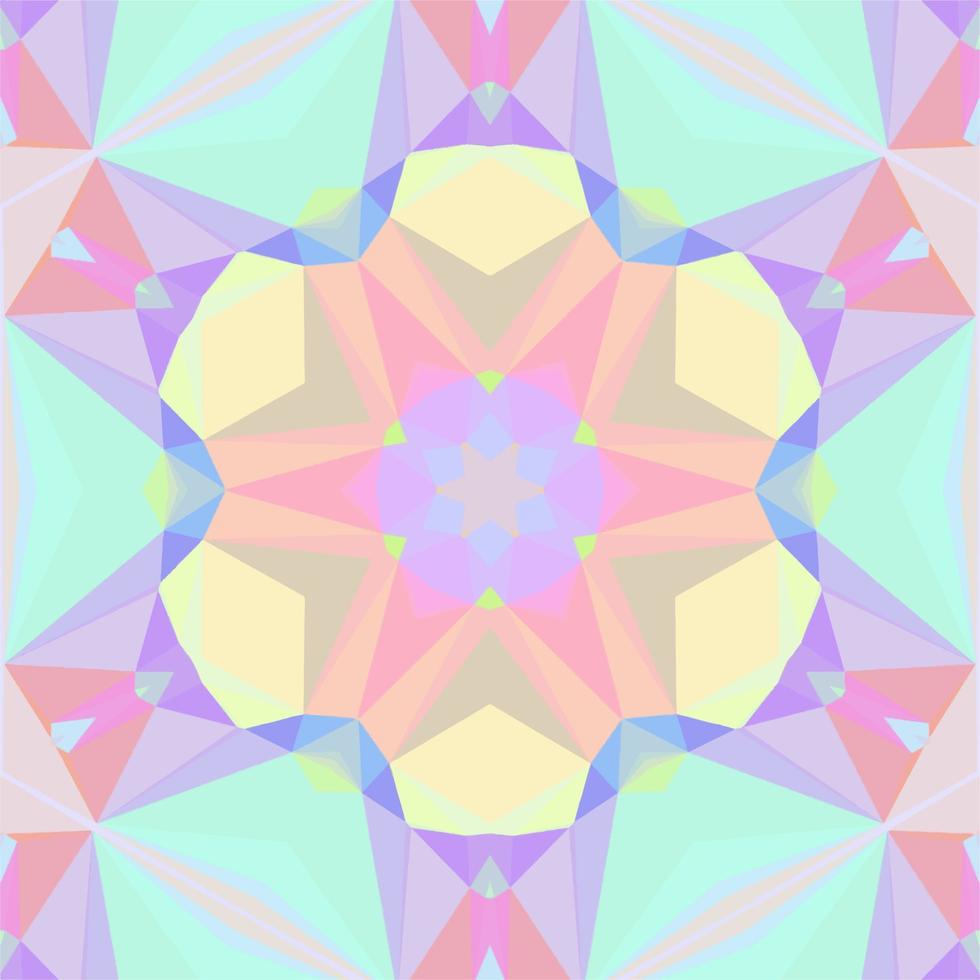 Abstract kaleidoscope background. Beautiful kaleidoscope seamless pattern. Multicolor mosaic texture. Seamless kaleidoscope texture. Unique kaleidoscope design vector