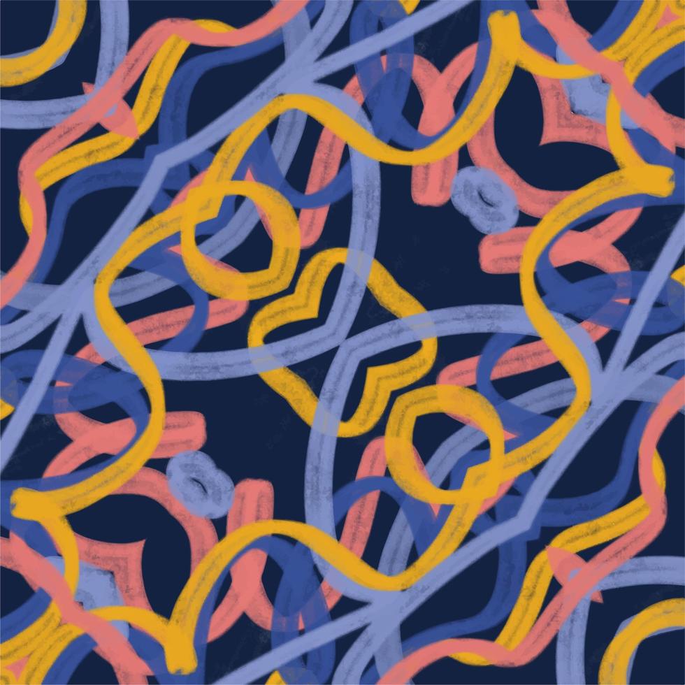 Moving colorful lines of abstract background vector