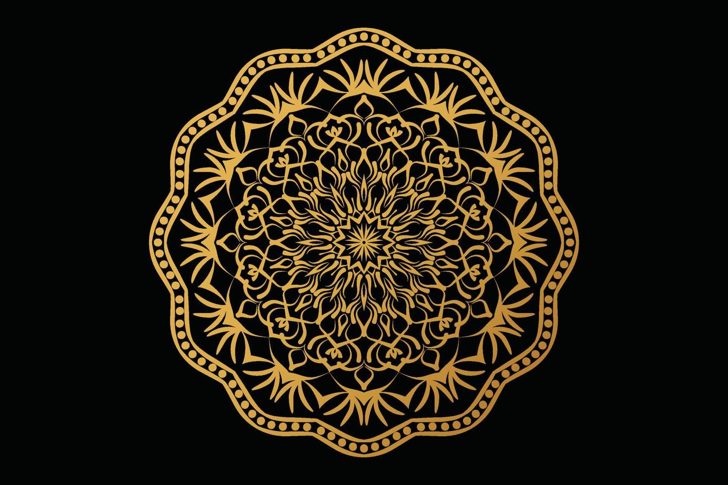 luxury mandala design background free vector