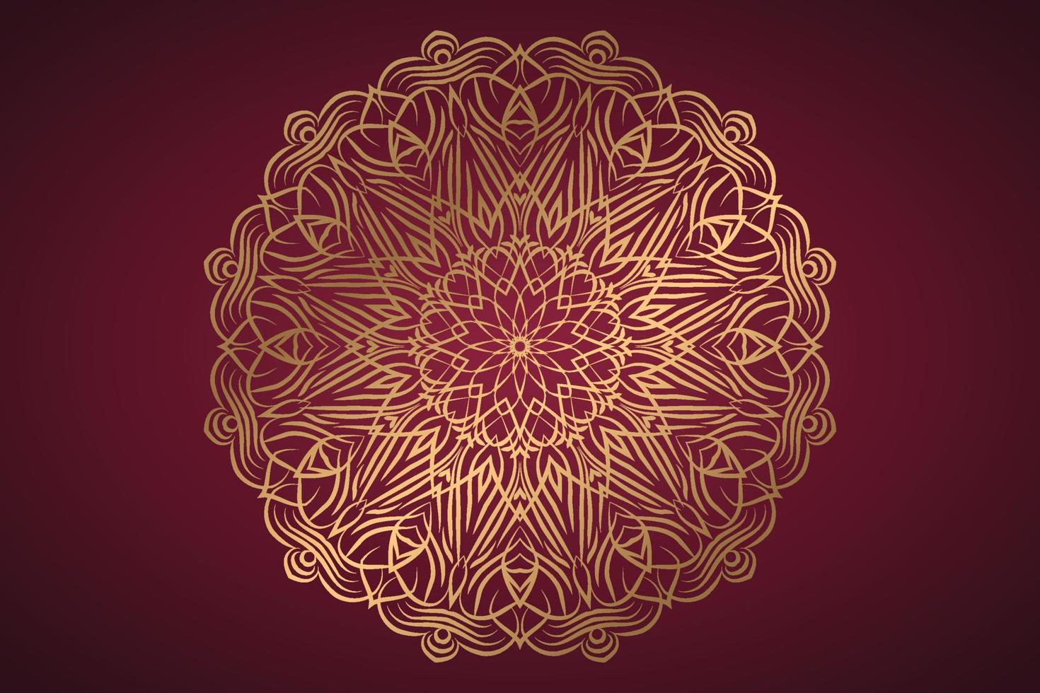 fondo de diseño de mandala de lujo gratis vector