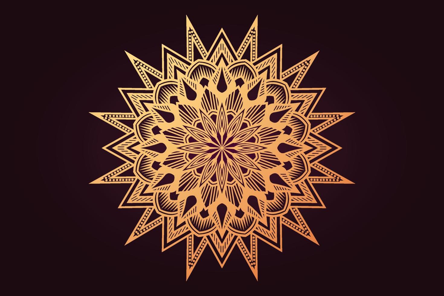 luxury mandala design background free vector