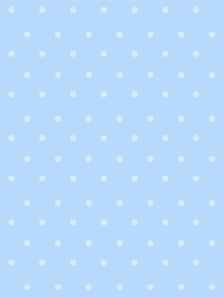 Polka dot seamless pattern. White dots on blue background. Good for design of wrapping paper, wedding invitation and greeting cards. vector
