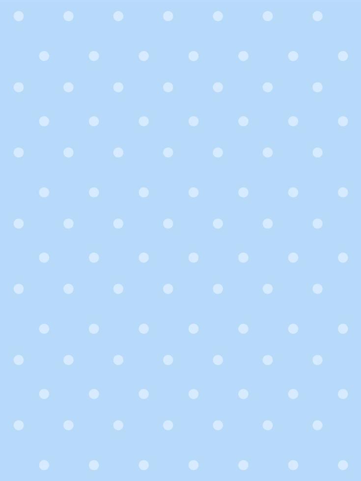 Polka dot seamless pattern. White dots on blue background. Good for design of wrapping paper, wedding invitation and greeting cards. vector