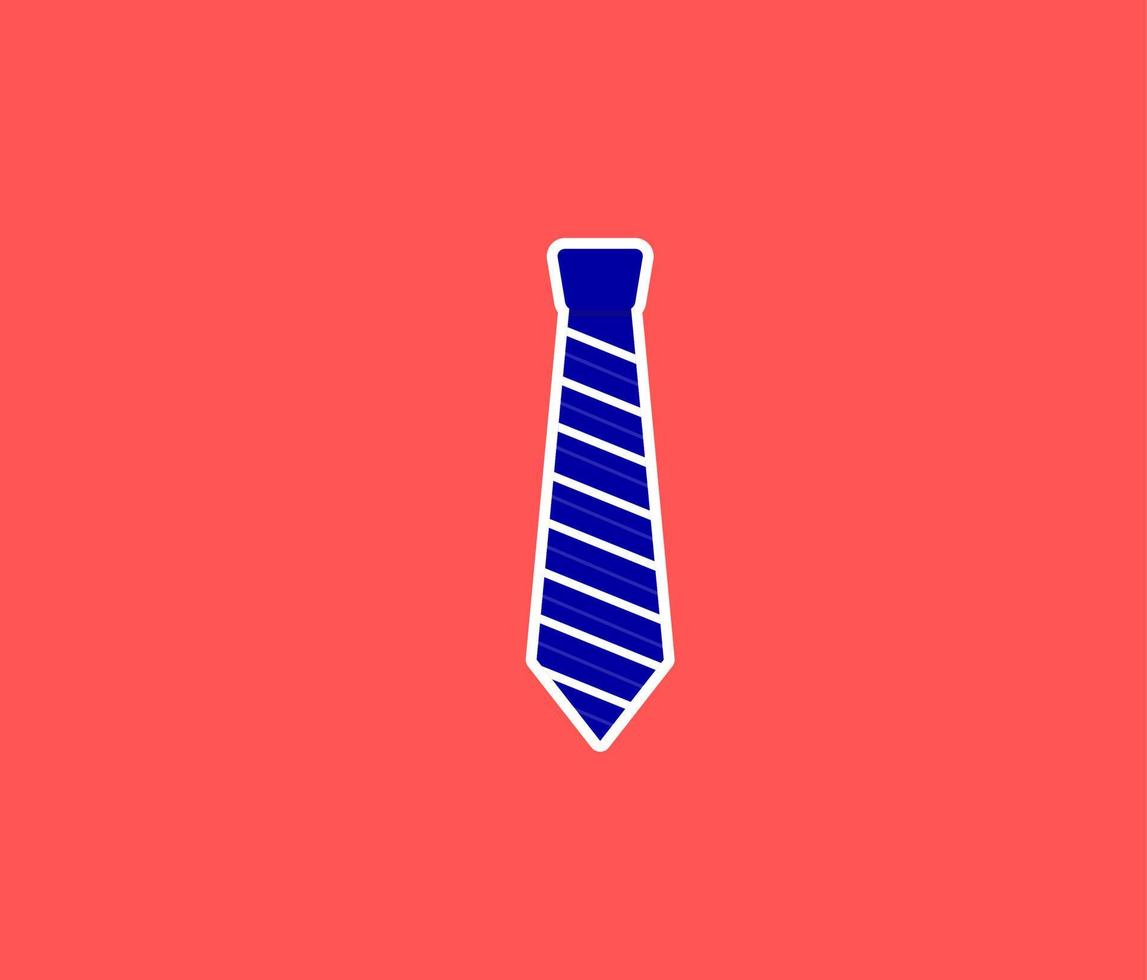 Imágenes Prediseñadas de corbata azul vector