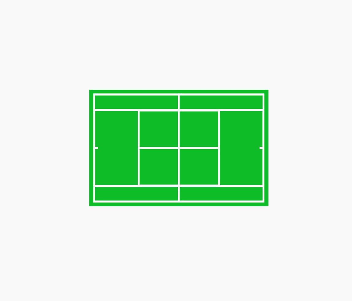 badminton court vector