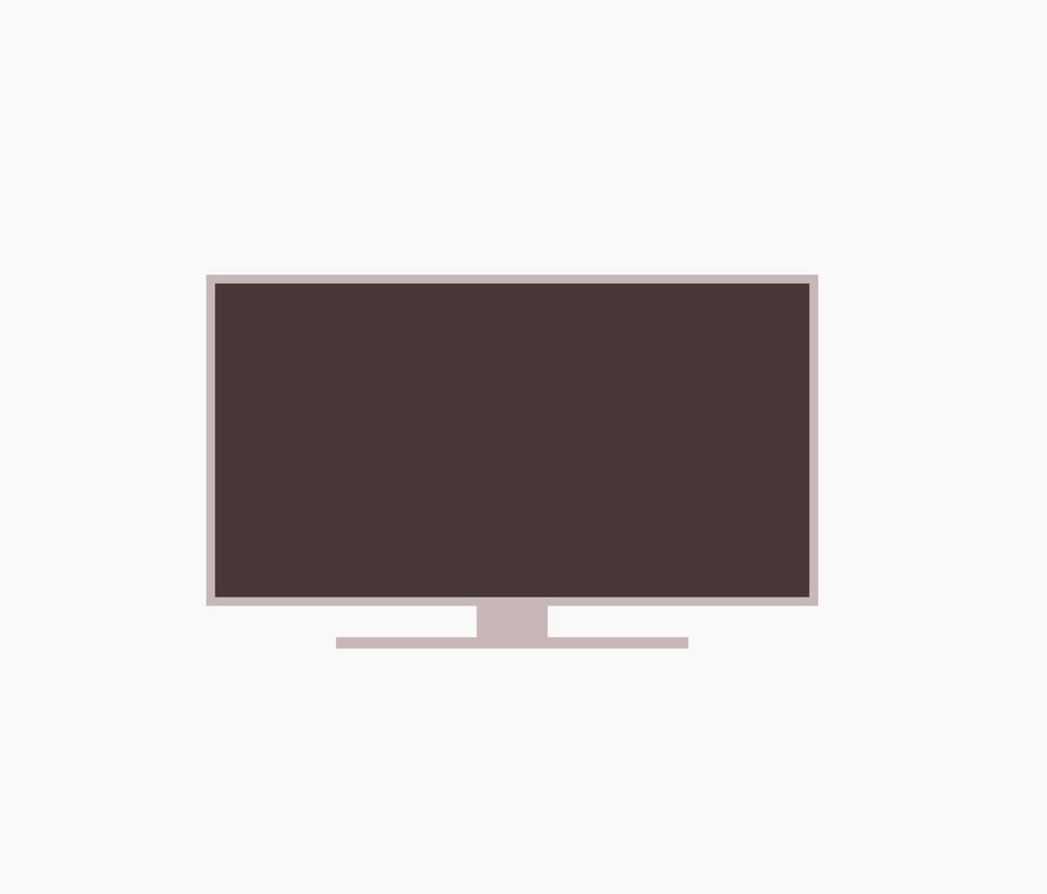 television digital icon vector