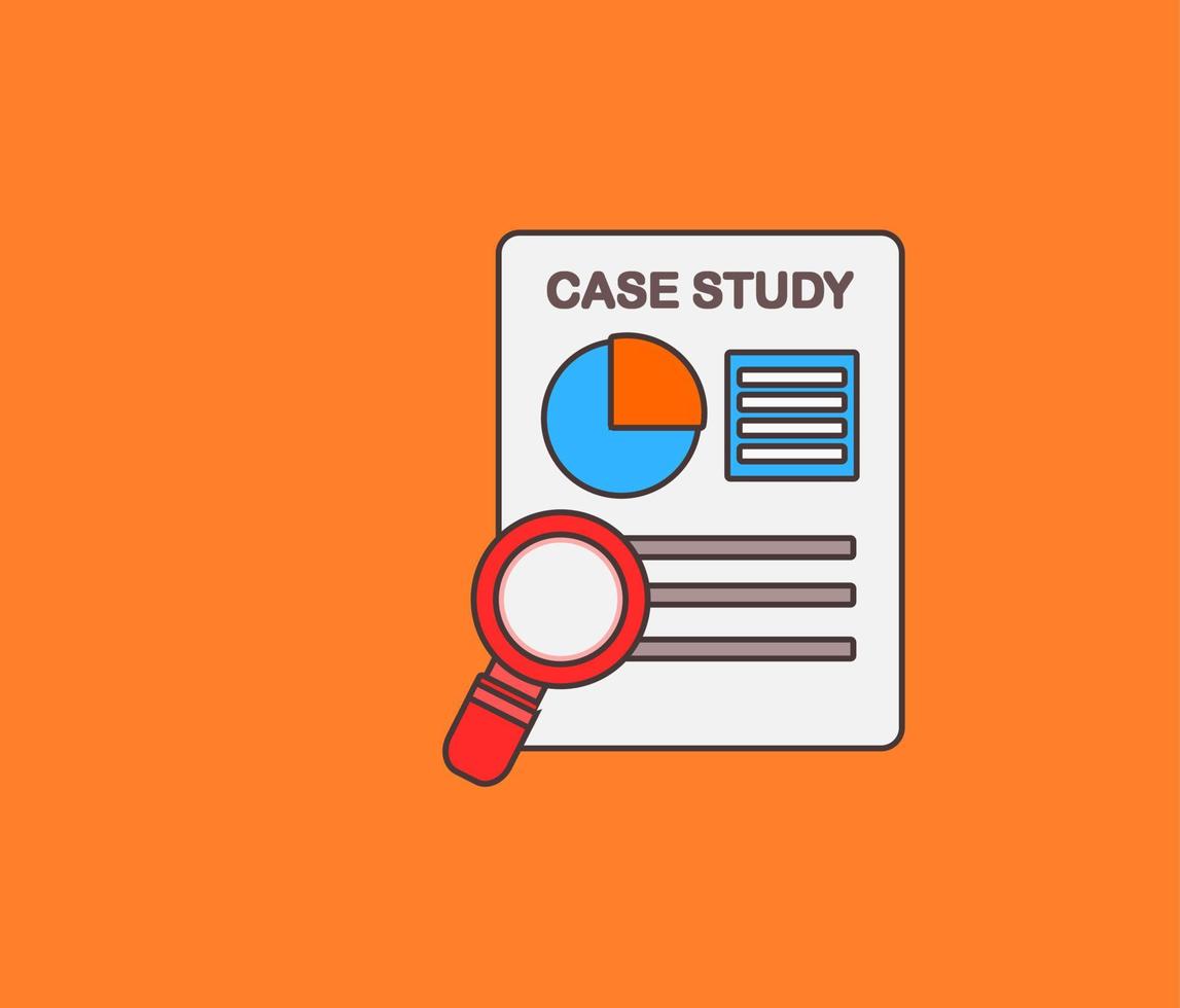 case study design flat vector 13448587 Vector Art at Vecteezy