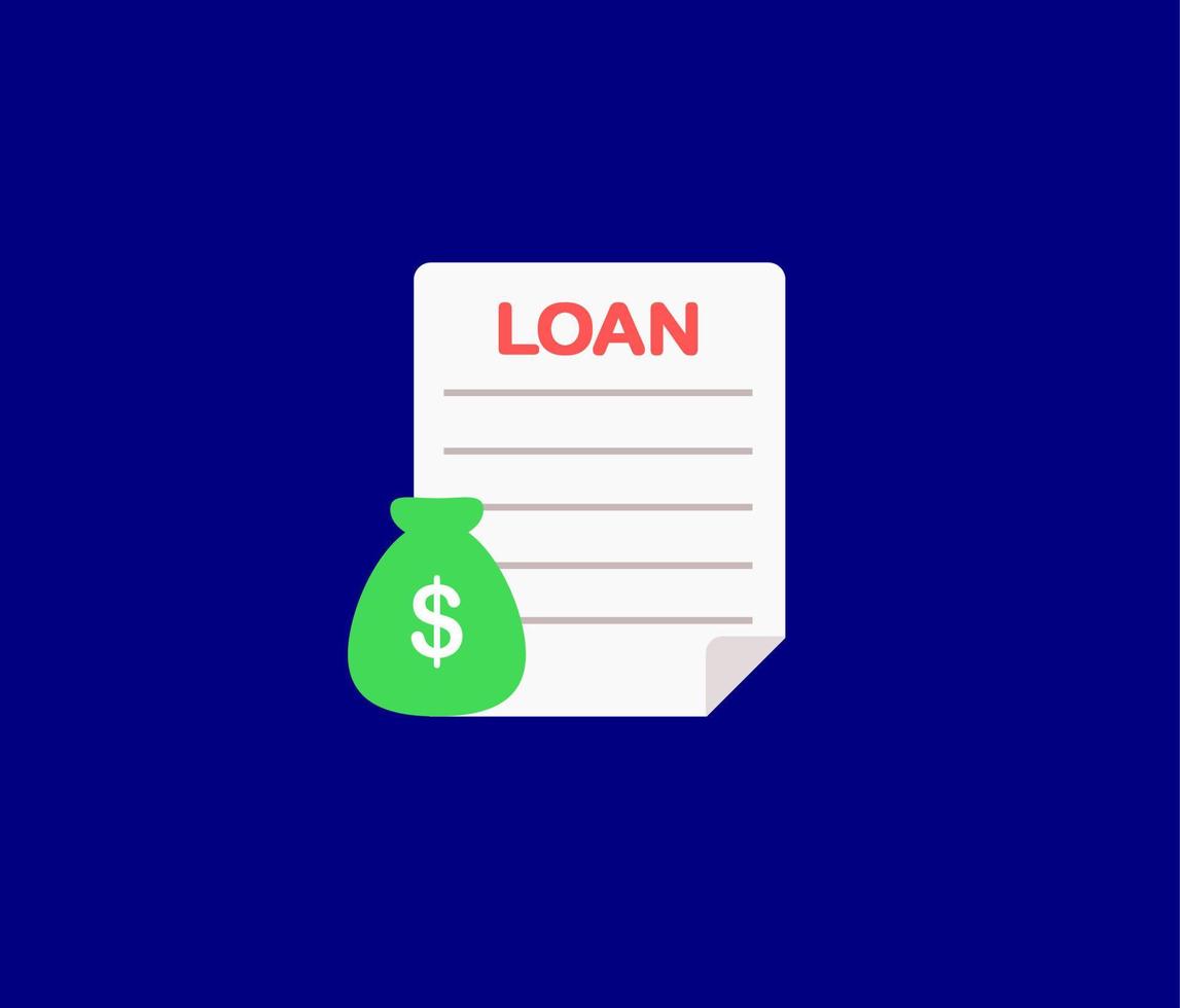 loan document paper symbol 13448653 Vector Art at Vecteezy