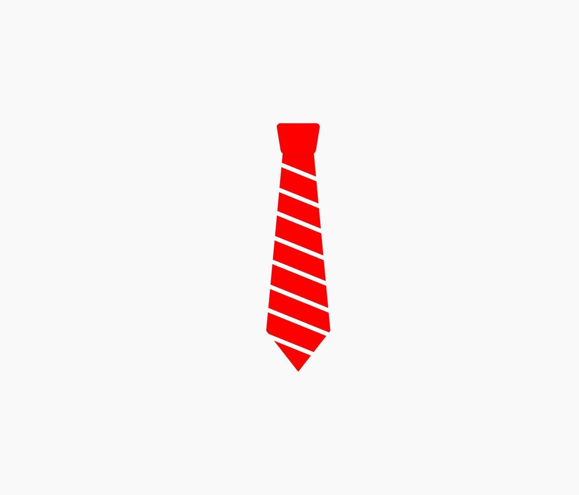 diseño de vector de corbata roja