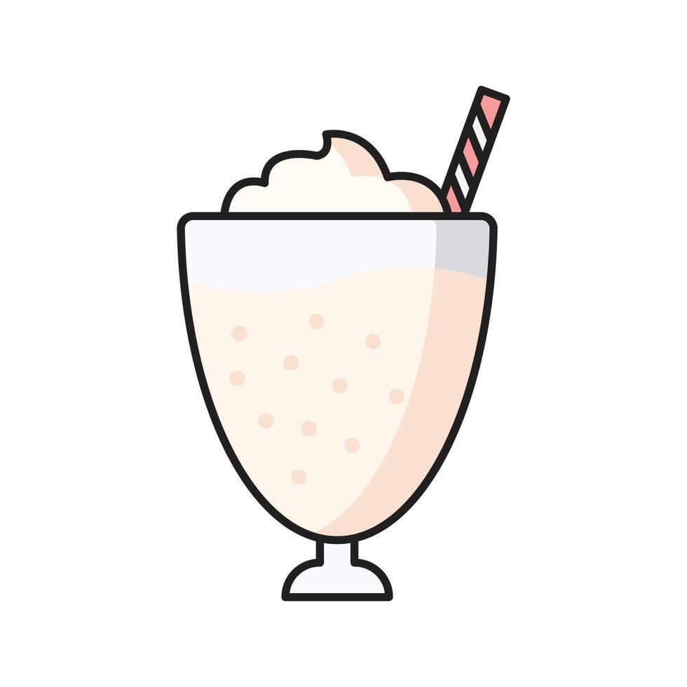 ilustración de vector de helado en un fondo. símbolos de calidad premium. iconos vectoriales para concepto y diseño gráfico.