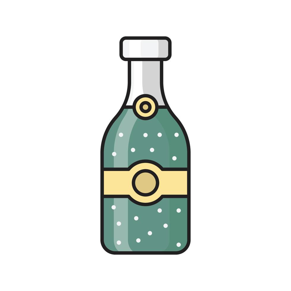 ilustración de vector de vino en un fondo. símbolos de calidad premium. iconos vectoriales para concepto y diseño gráfico.