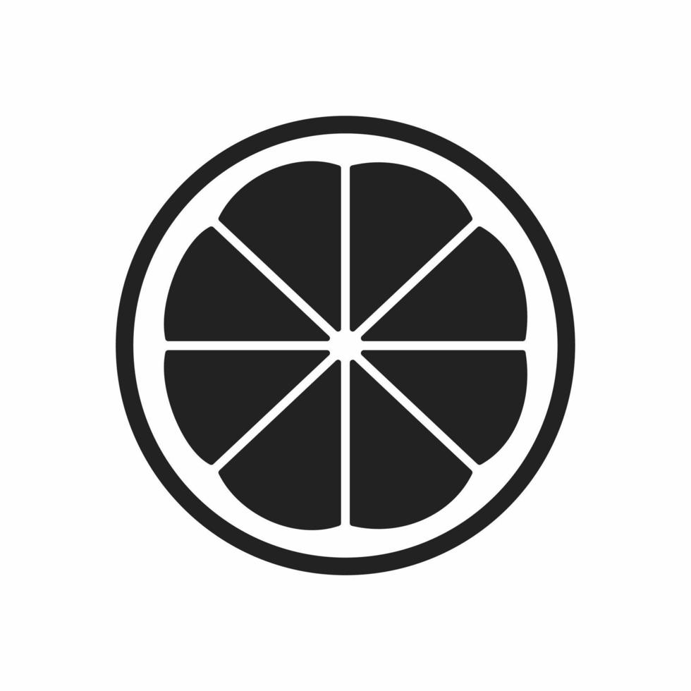 lemon flat icon vector