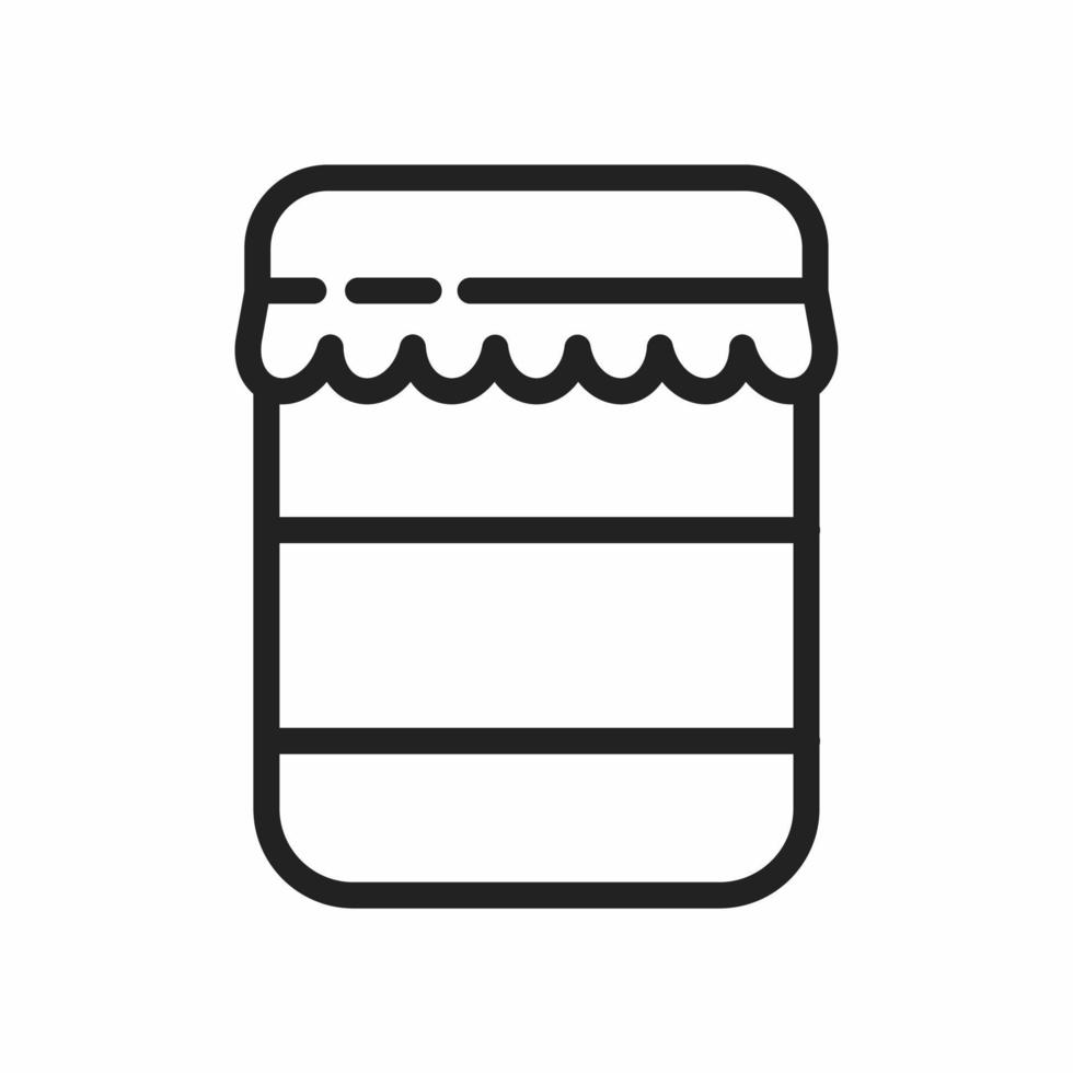 jam outline style icon vector