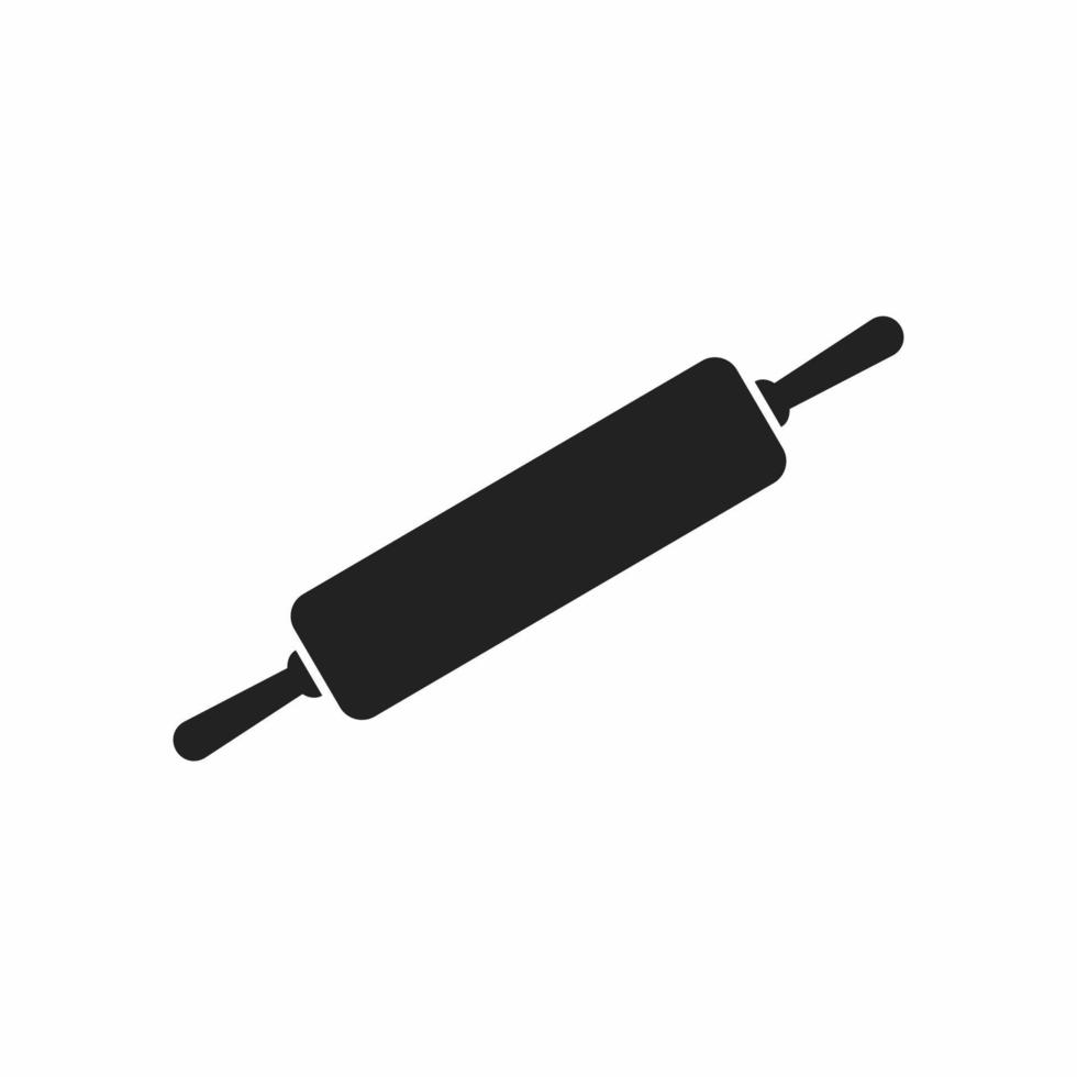 rolling pin flat style icon vector