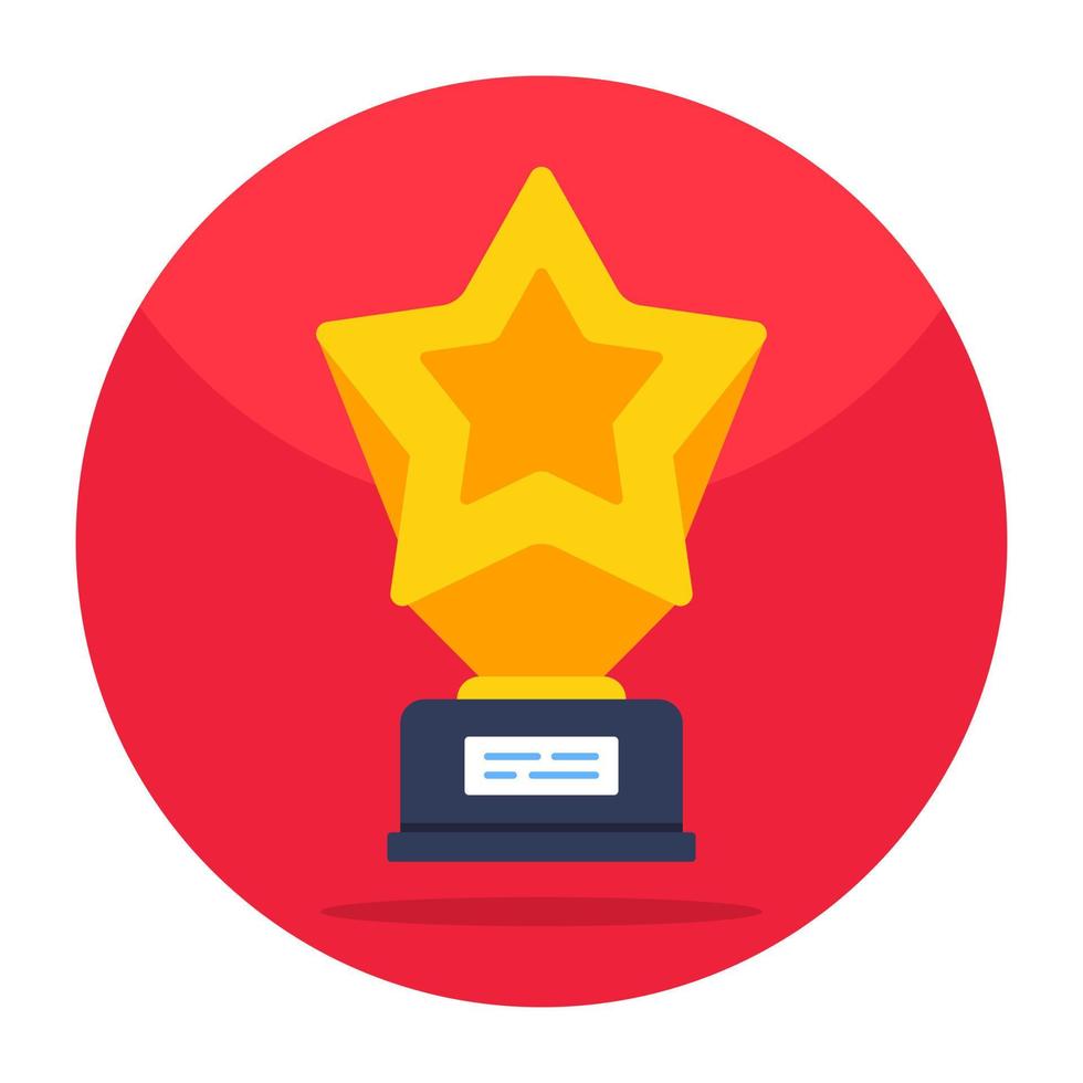 A perfect design icon of star award vector