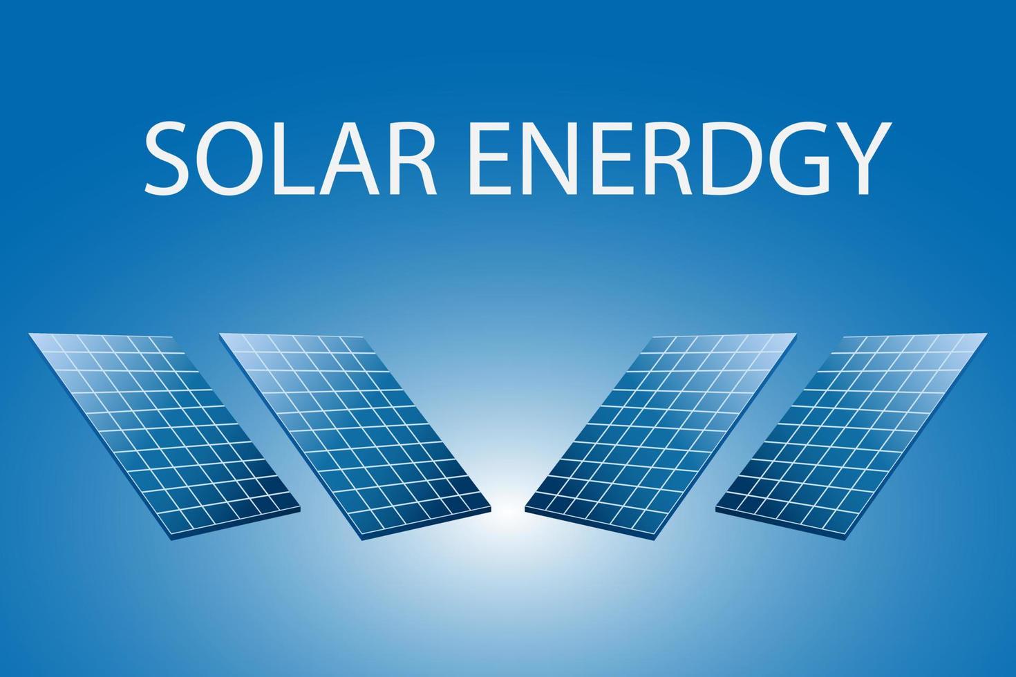 ilustración de vector de panel solar. imagen alternativa de las fuentes de energía europeas. tecnología de energía verde.