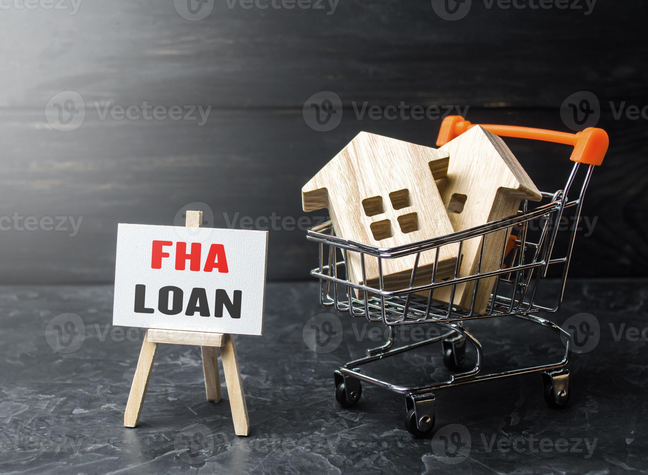 Sale of houses on a FHA loan mortgage. Insured by Federal Housing