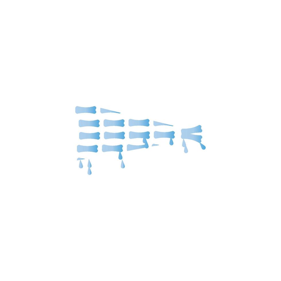 Water spray mist of atomizer. Icon vector illustration template