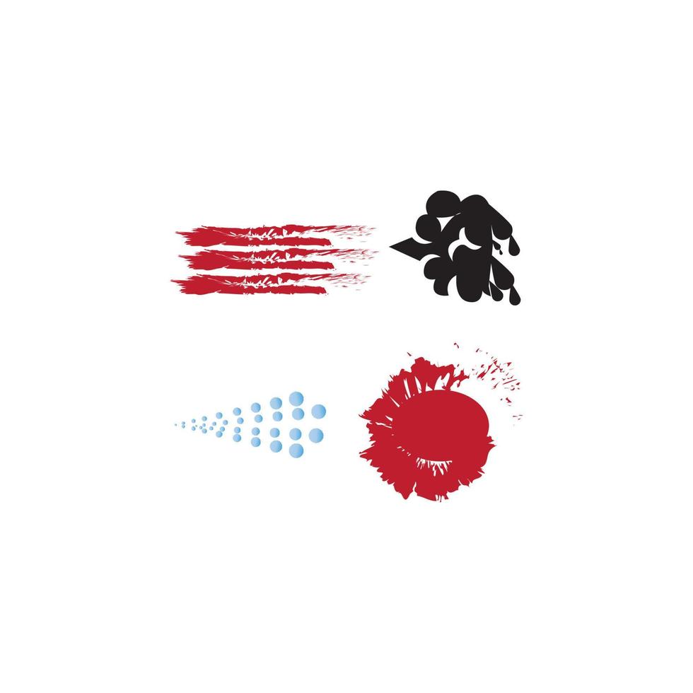 Water spray mist of atomizer. Icon vector illustration template