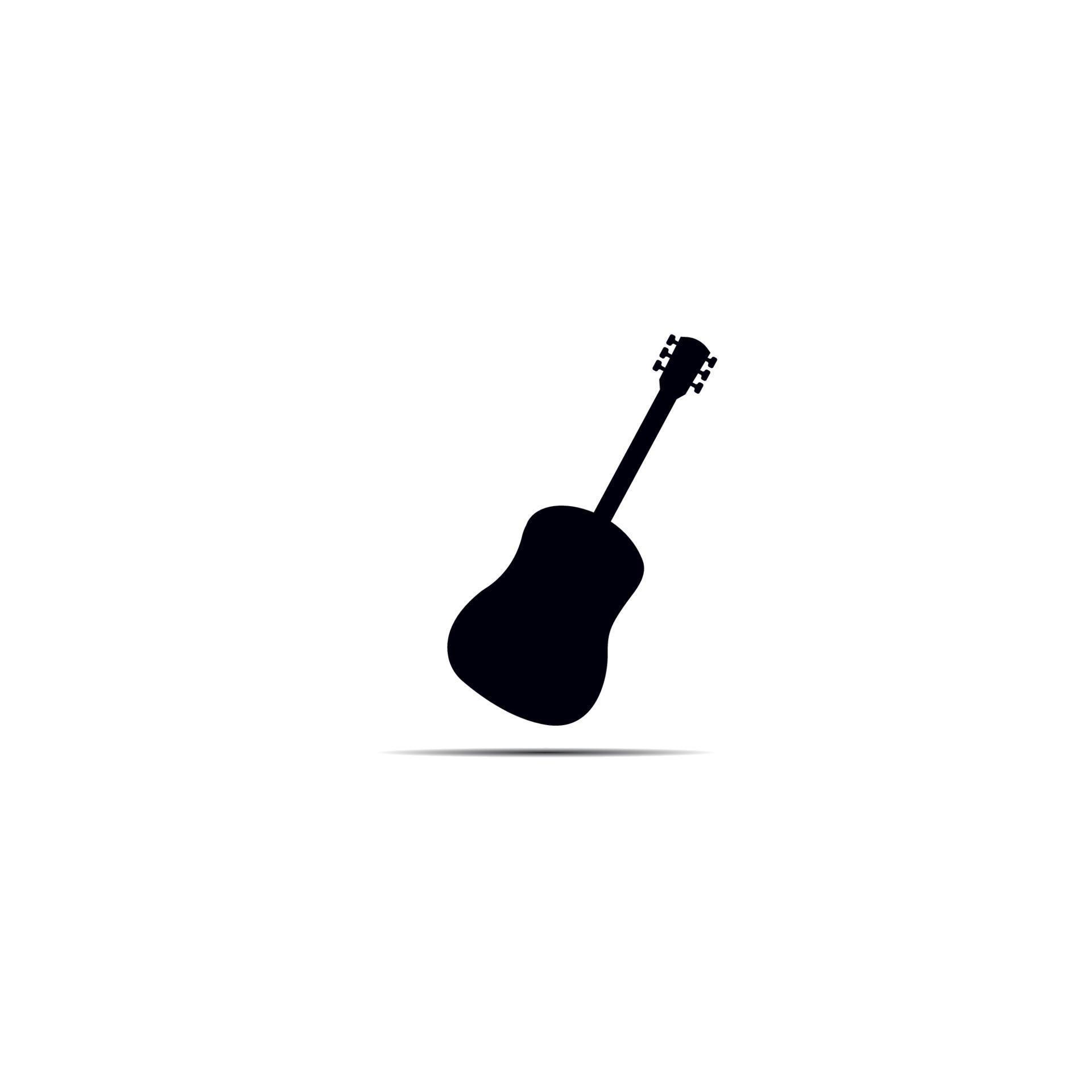 Guitar logo template vector icon illustration 13450239 Vector Art at
