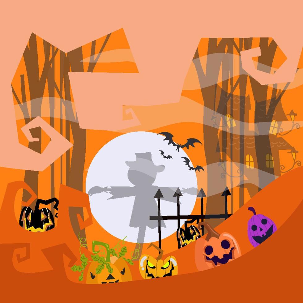 fondo de halloween perfecto para tu fondo vector