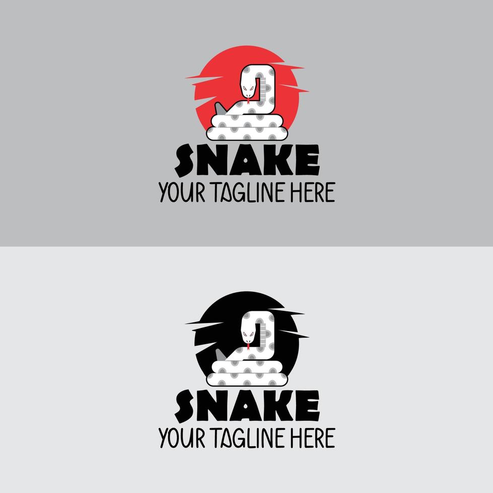 Snake Logo Template vector