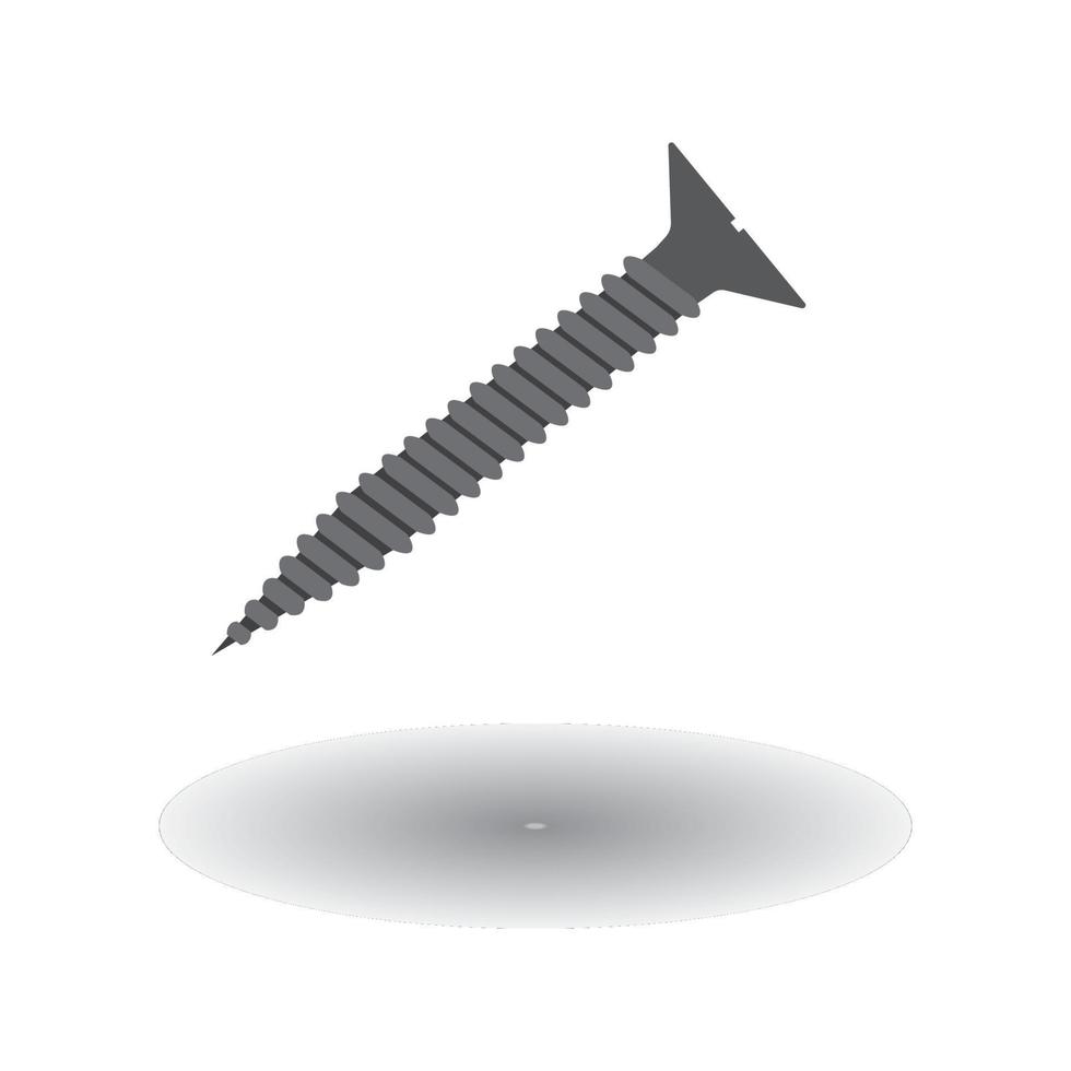 black screw logo vector