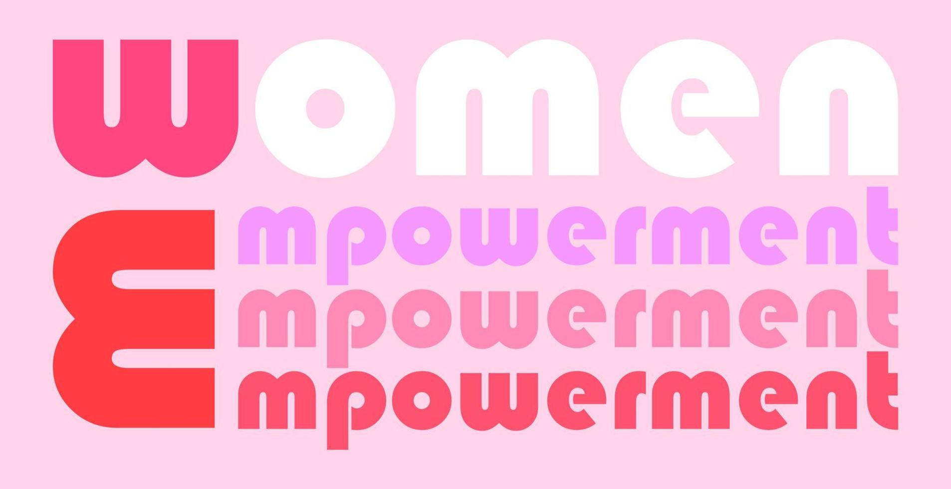 women empowerment vector art