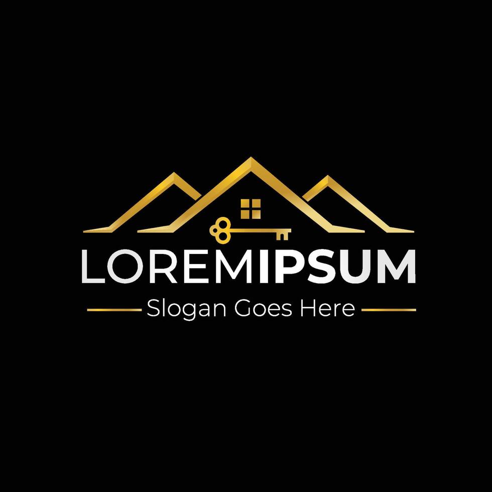 simple home logo design ideas vector