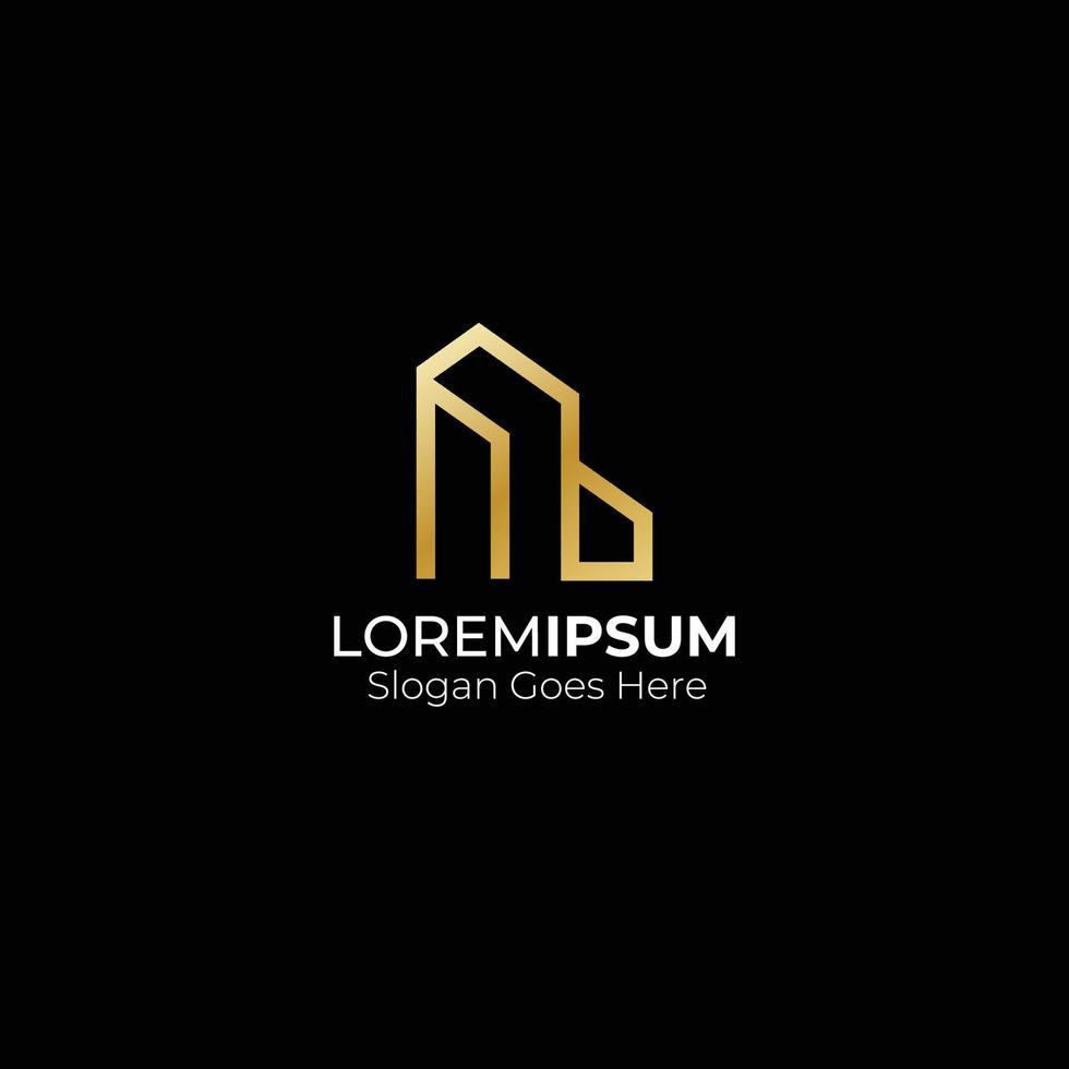 logo home mb or bm vector