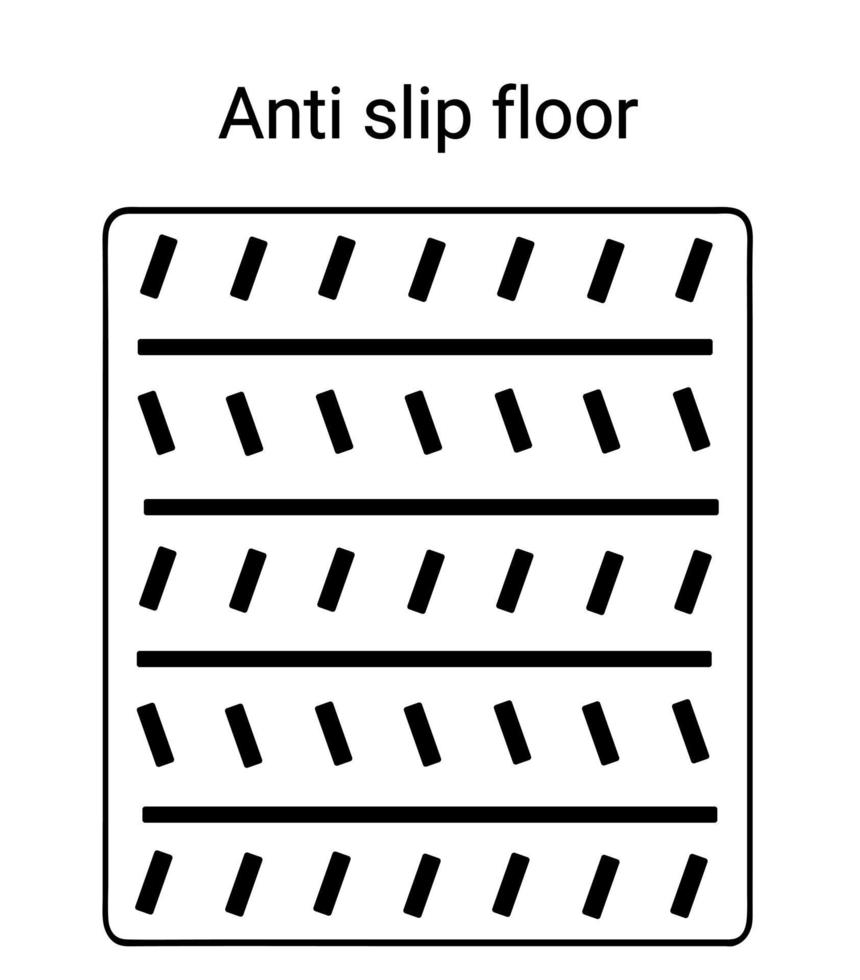 anti slip floor pattern vector
