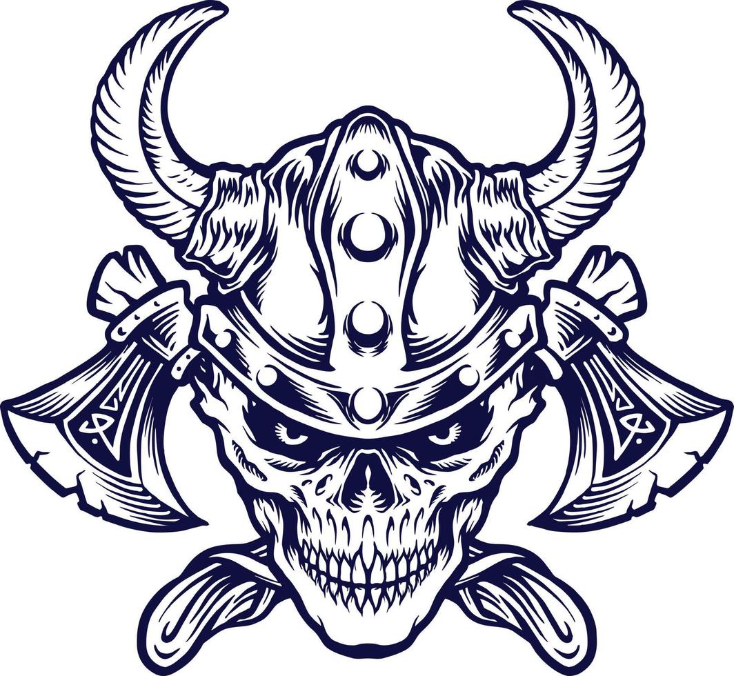 Scandinavia Viking Axe Military Outline vector