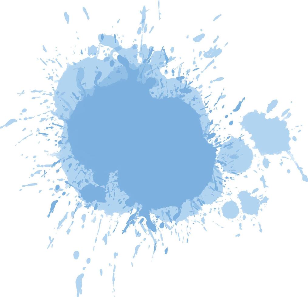 Watercolor brush , Splash, Stain. vector