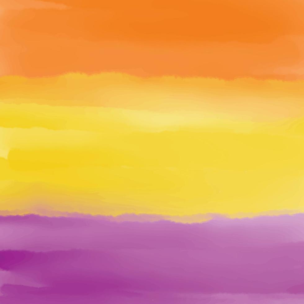Abstract colorful watercolor for background. vector