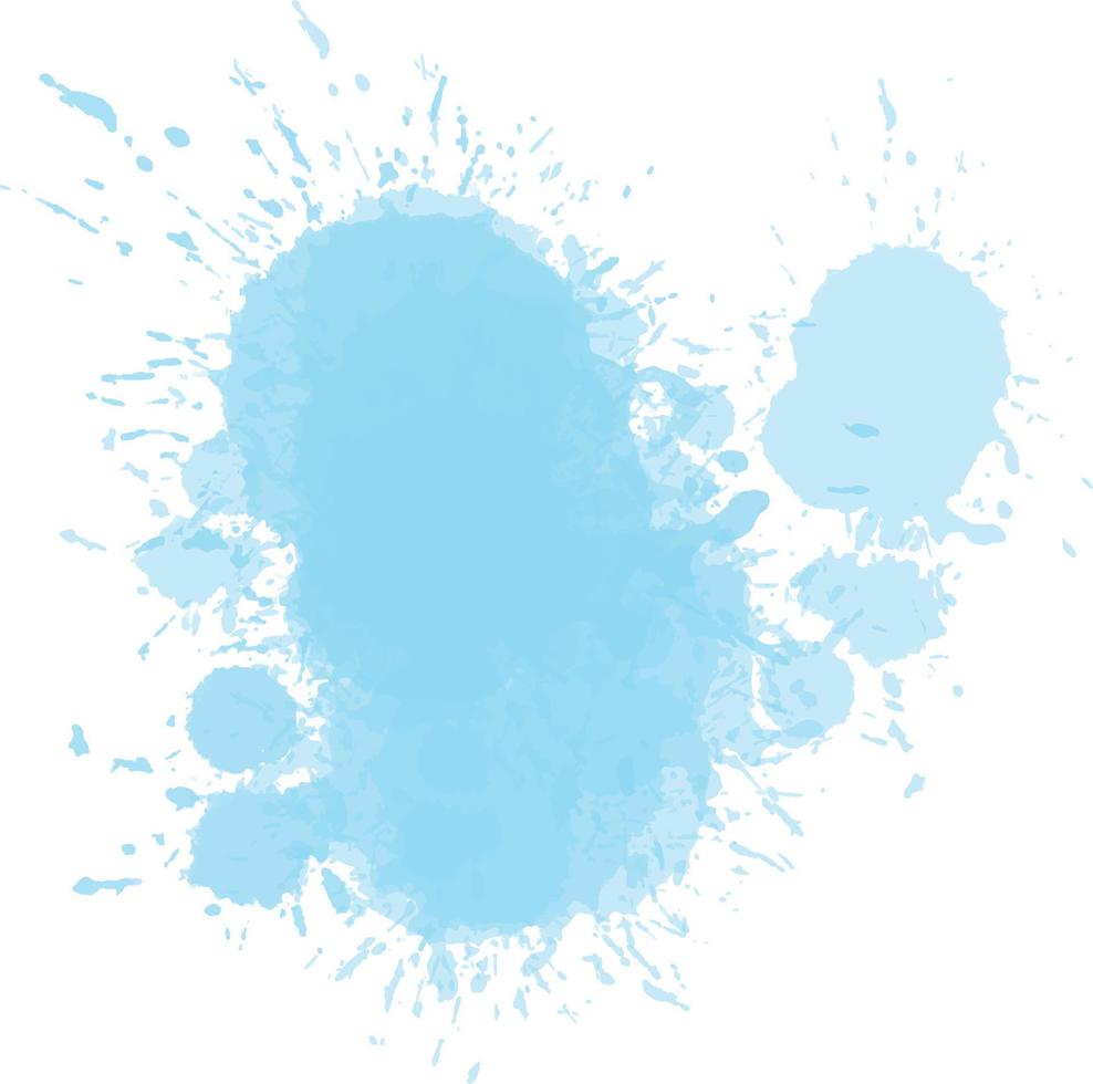 Watercolor brush , Splash, Stain. vector