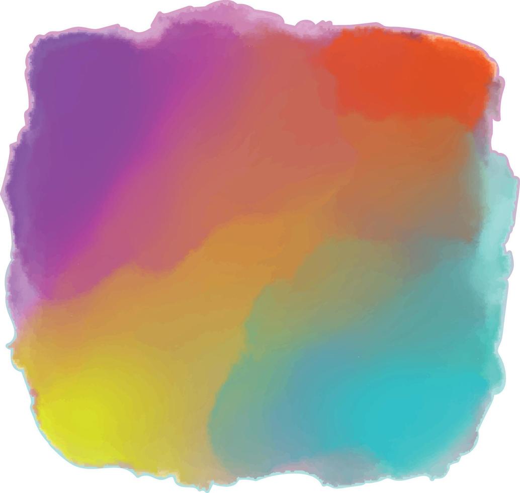 Watercolor brush , Splash, Stain. vector