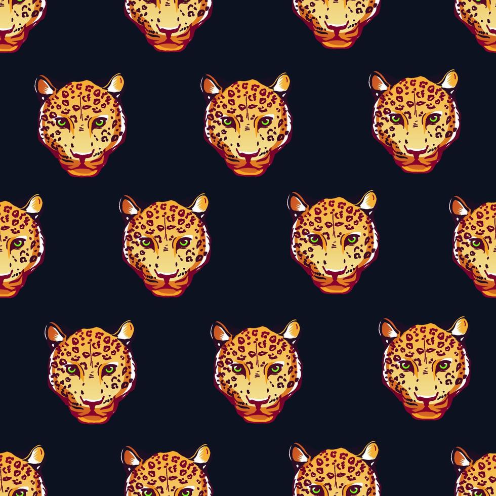 Tropical seamless pattern. vector